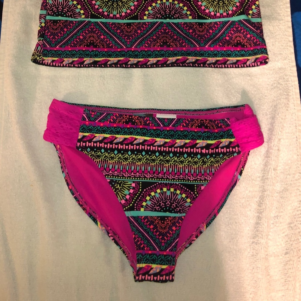 Girls Two Piece Swim Suit - Picture 3 of 3